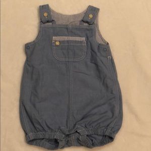 Baby chambray overalls